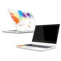 Mightyskins Skin Compatible with Lenovo Chromebook C330 (2018) - Splash of Color | Protective, Durable, and Unique Vinyl Decal Wrap Cover | Easy to Apply, Remove, and Change Styles | Made in The USA