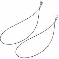 Smatree 33 Inches Stainless Steel Tether Lanyard Compatible for GoPro Max/GoPro Hero 8/7/6/5/4/3 Plus(2pcs), Action Cameras