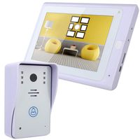 LIBO WiFi Video Doorbell Intercom IP Camera 7" Monitor Touch LCD Screen IR Outdoor Camera Waterproof Support iOS/Android Smart Phone