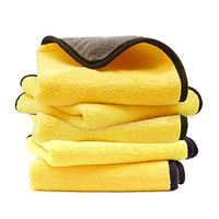 Ultra-Thick Microfiber Cleaning Cloth, Multipurpose Household Kitchen Towels, Softer Absorbent Cleaning Rags for House Kitchen Car Glass Stainless Steel-Pack of 5