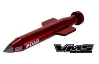 VMS RACING RED MOAB ANTENNA in Heavy Gauge CNC Machined Billet Aluminum Short Compatible with Jeep Gladiator JT