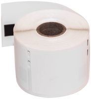 CompuLabel White Diskette Labels for Dymo Printers, 2 1/8-Inch x 2 3/4 Inch, Roll, Permanent Adhesive, 400 per Roll, 6 Rolls per Carton (530155)