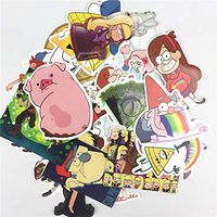 25pcs/Set Anime Gravity Falls Sticker for Skateboard Motorcycle Luggage Laptop Decal Waterproof Sticker Toys