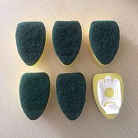 6Pcs Heavy Duty Dish Wand Sponge Refill Replacement Heads for Kitchen