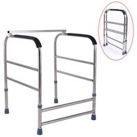 Toilet Safety Rail ALY Free-Standing, Bathroom Anti-Skid Aids, Adjustable Height Booster, Easy to Assemble, Suitable for People with Reduced Mobility