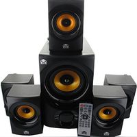 Acoustic Audio AA5170 Home Theater 5.1 Bluetooth Speaker System with FM and 5 Extension Cables