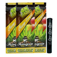 Herb Airtight Tube Pocket Protector with Kingpin Mango Tango Hemp Wraps 3 Count DC Crafts Nation- Ganesha