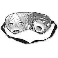 Bluemask A-hegao 100% Silk Sleep Mask For A Full Night's Sleep | Comfortable & Super Soft Eye Mask With Adjustable Strap | Works With Every Nap Position | Ultimate Sleeping Aid/Blindfold, Blocks Light