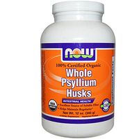 Now Foods, Organic Whole Psyllium Husks, 12 oz (340 g)