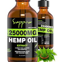 SUPPOU Oil for Anxiety Relief - 25000 MG - Premium Seed Grade - Natural Oil for Better Sleep, Mood & Stress - Improve Health - Vitamins & Fatty Acids