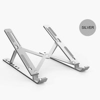 laize Foldable Laptop Stand Adjustable Portable Laptop Holder Rack Aluminum Alloy Tablet Bracket Mount for Notebook Computer PC Tablet