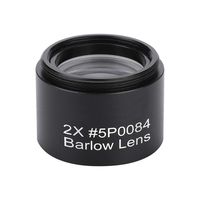 ASHATA Barlow Lens 2X Metal 1.25 Inch Astronomical M28.6 0.6 Thread Barlow Lens for Telescope Eyepieces