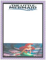 The Little Mermaid Smiling Stationery Printer Paper 26 Sheets