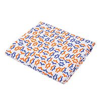 4 Layers Urine Mat,Washable Super Absorbent Incontinence Nursing Pad for Bed Wetting, Menstrual,and Adult Incontinence-80 * 90cm / 31.5 * 35.4inch(Orange Blue)
