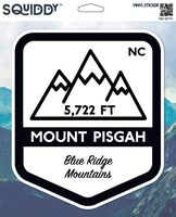 Squiddy Mount Pisgah - Vinyl Sticker for Car, Laptop, Notebook (5" high)
