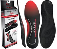 Physix Gear Full Length Orthotic Inserts with Arch Support Men & Women 1PAIR XL