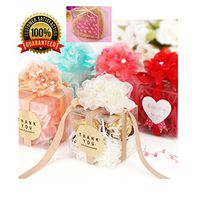 10,25,50 Clear Plastic Tuck Top PVC Boxes Wedding Party Favor(3"x3"x3") (50)
