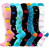 Compression Socks for Women & Men(1/3/7/8 PACK) - Best for Running,Medical,Nurse,Travel,Cycling-20-30mmHg