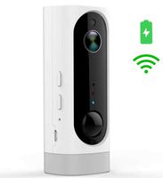 Battery Powered Security Camera, Wireless and Wire-Free, Home Security Camera with Night Vision & PIR Alarm for Baby/Pet Monitor