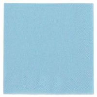 Baby Blue Beverage Napkin 50 Count