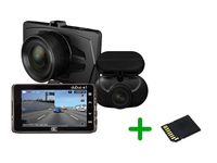 RSC Labs Duduo | Dual-Channel Dashcam with Parking Surveillance Mode | Sony STARVIS Powered | 16GB SD Card Included | #RSC-DUDUOE1-B