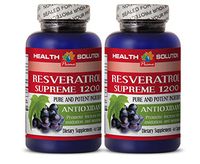 Resveratrol and Curcumin - RESVERATROL Supreme 1200MG - Supplement for Weight Loss (2 Bottles)