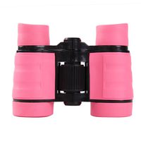 Per Children Shock Proof Telescope Binoculars with Rubber Grip for Kids Toddlers Learning Hiking Traveling Observing Birds Animals-Pink