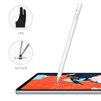 JOYROOM Capacitive Stylus Pen for Touch Screens, Disc Tip and High Sensitivity, with Replacement Tips, for Touch Screen Devices Tablet, Smartphone, Apple Pen, iPad Pen (White)