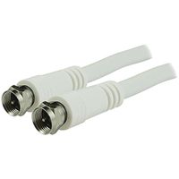 General Electric 33605 RG6 Coaxial Cable, 50ft (White)