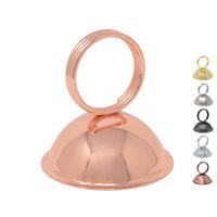 Gray Bunny Place Card Holder, 12 Pack, Rose Gold, Table Cardholder Tabletop Menu Holder Harp-Clip Table Number Holder Recipe Holder Reserved Card Holder, for Restaurants, Weddings, Banquets