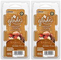 Glade Wax Melts Air Freshener - Holiday Collection 2018 - Nutcracker Delight - Net Wt. 2.3 OZ (66 g) Per Package - Pack of 2 Packages
