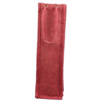 Eco-Friendly Reusable Single Bottle Burlap Jute Wine Gift Bag with Rope Handle - Red (24)