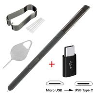 Bestdealing Stylus Touch S Pen Replacement for Samsung Galaxy Tab A 9.7 P550 SM-P550 P555 P350 P355 Touch Pen with Tips Nibs Tweezer Micro USB to Type C Adapter and Needle Repair Part (Gray)
