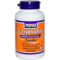 L-Tryptophan, Powder, 2 oz (57 g), From Now Foods