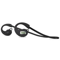 ALLIMITY Wireless Sports Headphones with Mic Pedometer Function Bluetooth Over Ear Headphone for Jogging Cycling Hiking Gym Exercise Training Fitness Workout