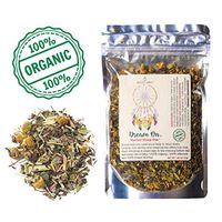 Modest Earth Dream On Tea |100% ORGANIC Sleep Aid Herbal Drink | Natural Valerian Root INSOMNIA Remedy | Nighttime Relaxation & Anxiety Relief | BETTER, DEEPER SLEEP | 32+ SERVINGS (1.8 OZ)