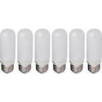 Westcott 6826 6-Pack 150-Watt Tungsten Halogen Lamps