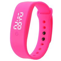 Queind LED Watch Digital Watch Silicone Sport Bracelet Watch Smart Watches