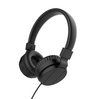 Bluelark Portable 3.5mm Foldable Over-Ear Headphone Headset Wired Pure Musical Audio Headphones Lightweght Cord Earphones Stereo Headsets for Phones, PC, MP3/ MP4 Player and More (Black)