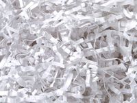 12oz Heavy Duty White Gift Basket Shred Crinkle Paper Grass Filler Bedding