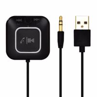 Skywin Hands Free Bluetooth Adapter - AUX Wireless Car Kit for Phone - Talk and Play Music Through Your Car Speakers