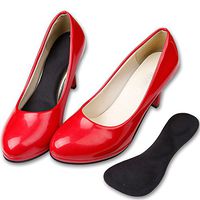 High Heel Gel Insoles Anti-Slip Front Foot Gel Foot Pad for Increased Comfort All Day Wear Black
