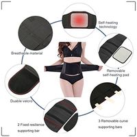 ZSZBACE Back Brace Support Belt for Men and Women - Adjustable Lumbar Lower Back Support Brace Self-Heating Magnetic Therapy Belt - Helps Relieve Lower Back Pain and Stress (XXL)