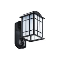 Maximus Video Security Camera and Outdoor Light - Craftsman Black - Compatible with Alexa