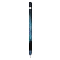 kwmobile Protective Skin for Apple Pencil (1. Gen) - Adhesive Decal Thin Protection Wrap - Cosmic Forest Blue/Black