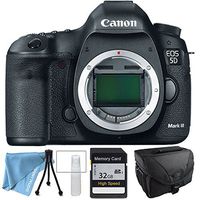 Canon 5D Mark III 3 Body Only, High Speed Memory Card, Camera Case, Table Top Tripod, Lens Cleaning Kit and LCD Screen Protector Package