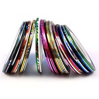 Nail Art Stickers,Putars Fashion 32 Colors Rolls Striping Tape Line Nail Art Decoration Sticker