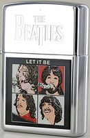 Zippo Beatles Let It Be High Polish Chrome Lighter