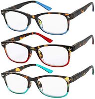 Reading Glasses Set of 3 Great Value Spring Hinge Readers Men and Women Glasses for Reading +2.75