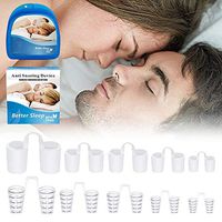 Hongfa Anti Snoring Nose Vents, Stop Snore Nose Vents Sleep Aid Device for Natural and Comfortable Sleep,4 Sizes Included (Set of 10)